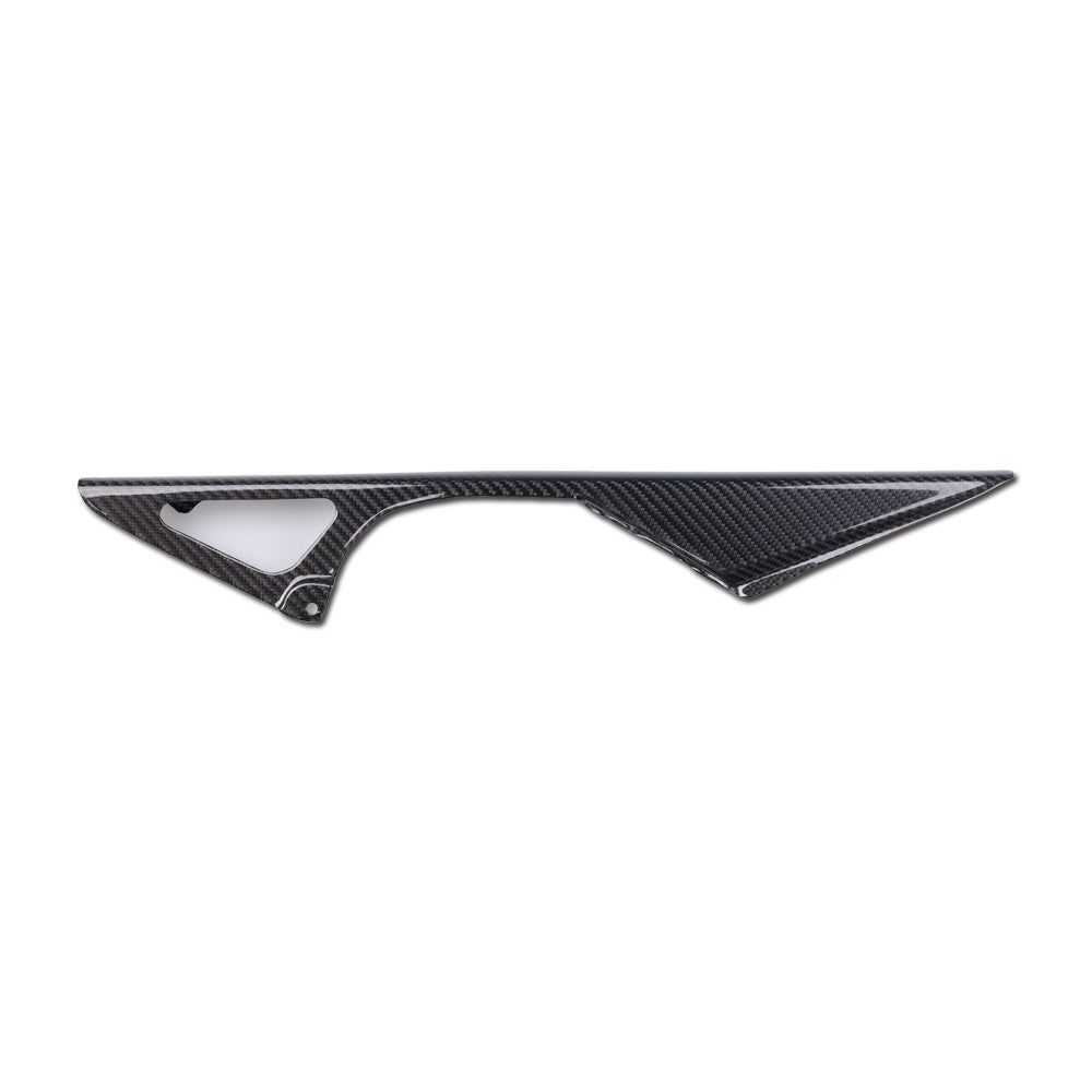 NT FAIRING Real 3K Carbon Fiber Chain Guard Fender Cover for Kawasaki Ninja 2005-2008 ZX6R ZX-6R 636, Glossy 2x2 Twill Weave