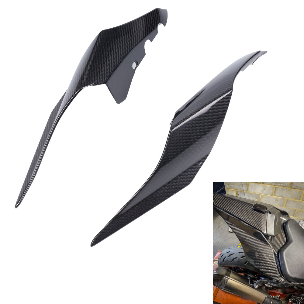 NT FAIRING Real 3K Carbon Fiber Tail Faring for Yamaha 2020-2024 YZF R1, Glossy 2x2 Twill Weave