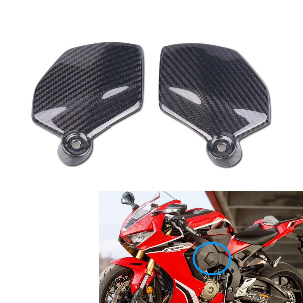 NT FAIRING Real 3K Carbon Fiber Small Frame Covers for Honda 2017-2026 CBR1000RR CBR 1000RR, Glossy 2x2 Twill Weave