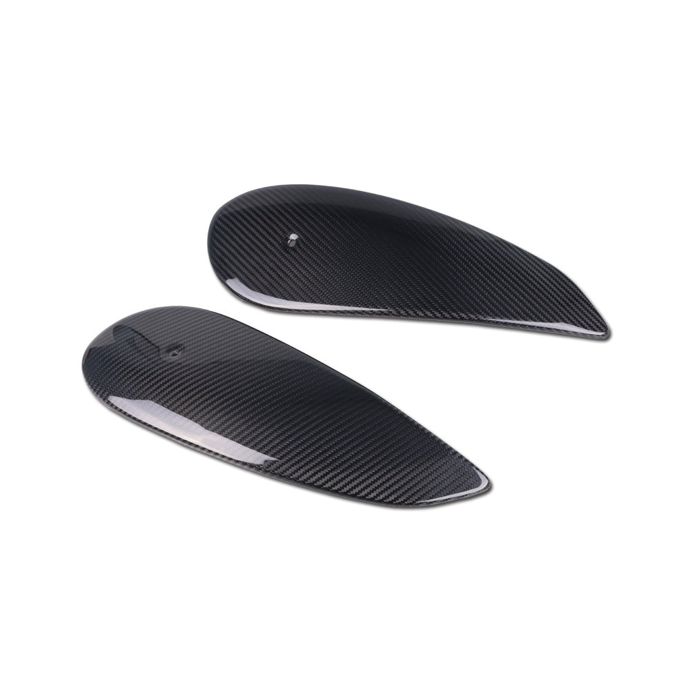 NT FAIRING Real 3K Carbon Fiber Side Tank Covers for Ducati Scrambler, Glossy 2x2 Twill Weave