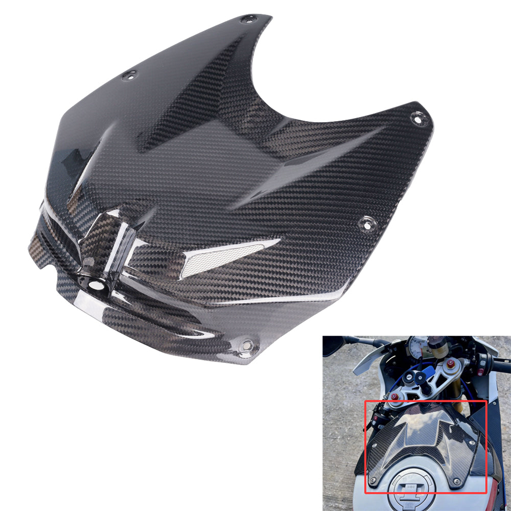 NT FAIRING Real 3K Carbon Fiber Tank Cover for BMW 2009-2014 S1000RR, Glossy 2x2 Twill Weave