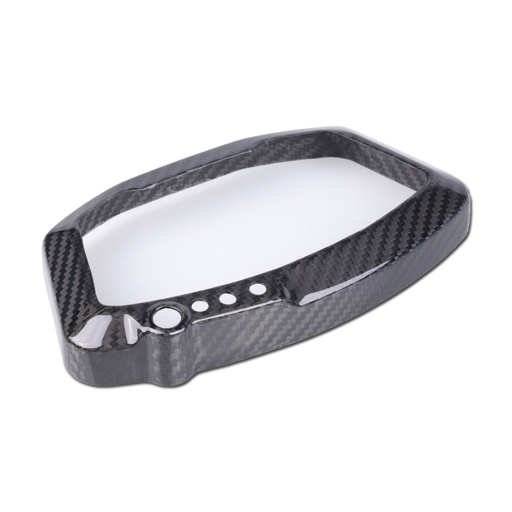 NT FAIRING Real 3K Carbon Fiber Clock Surround for Ducati 848 1098 1198, Glossy 2x2 Twill Weave