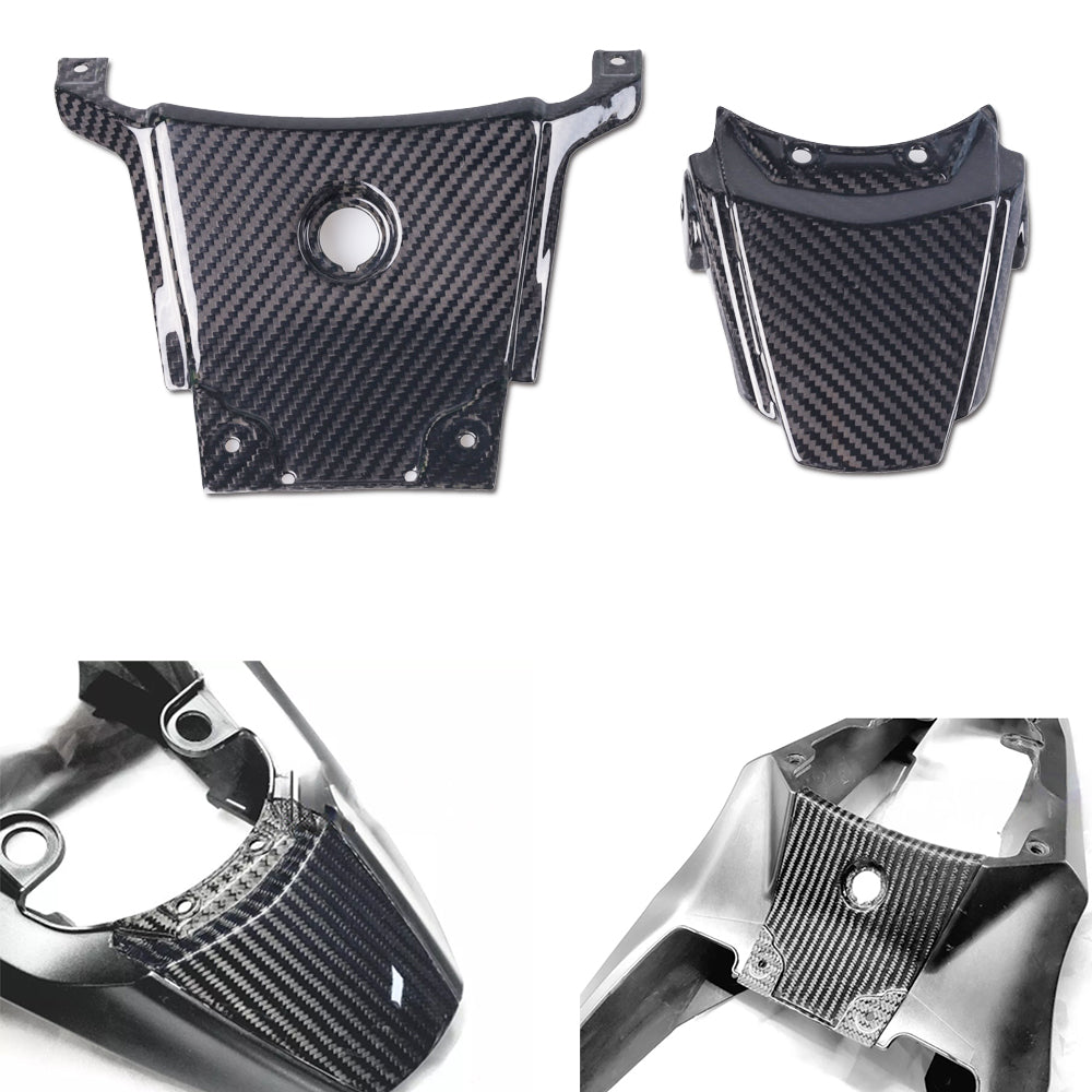NT FAIRING Real 3K Carbon Fiber Tail Trim Kit for Suzuki 2017-2026 GSXR 1000, Glossy 2x2 Twill Weave