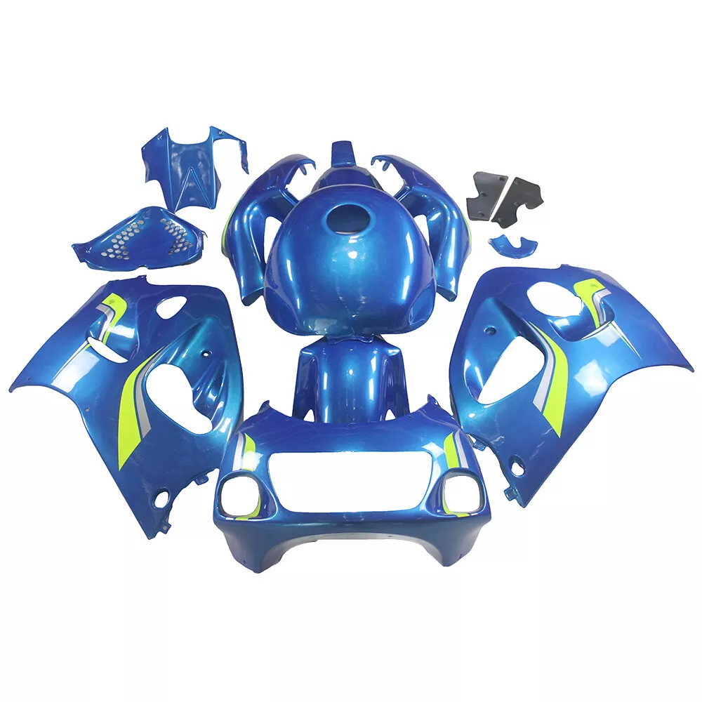 NT Fairing Fit for Suzuki 1996-1999 GSXR600/750 SRAD w/ Tank Cover Blue Green U012