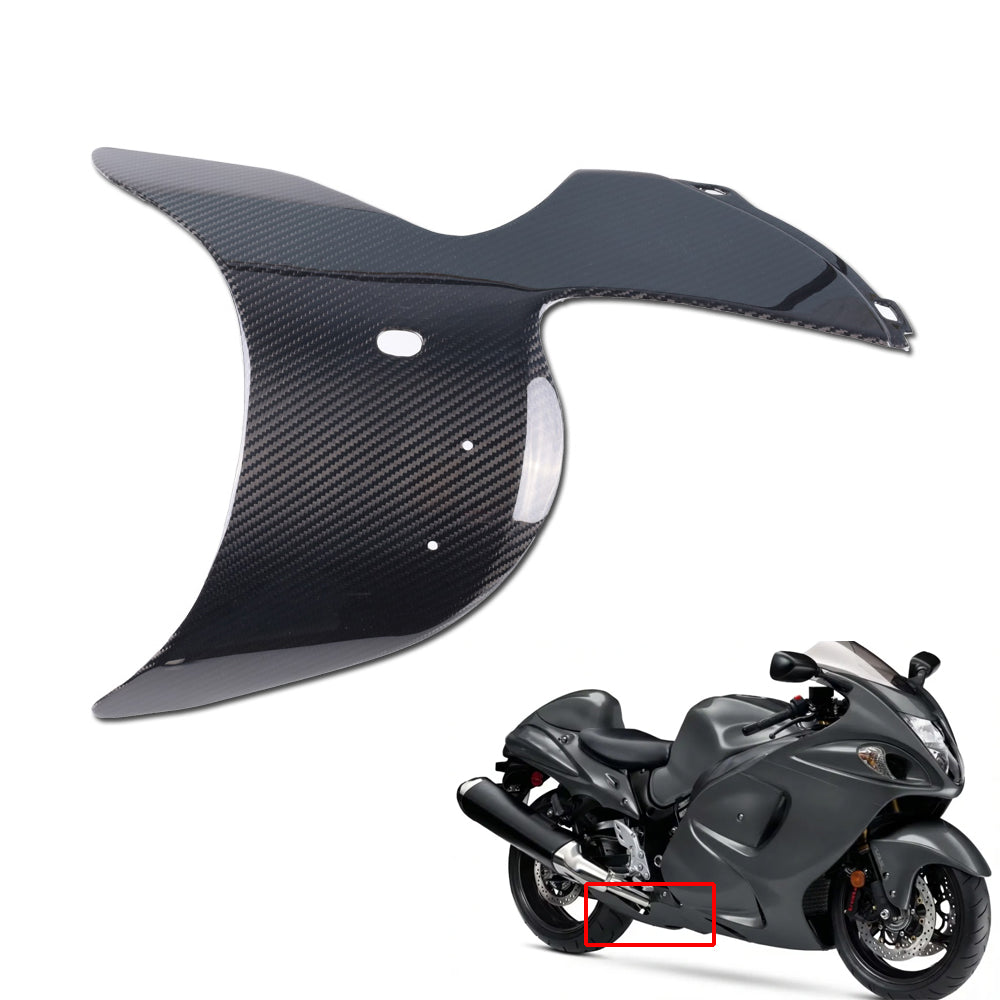 NT FAIRING Real 3K Carbon Fiber Belly Pan for Suzuki 2008-2020 Gen2 Hayabusa, Glossy 2x2 Twill Weave
