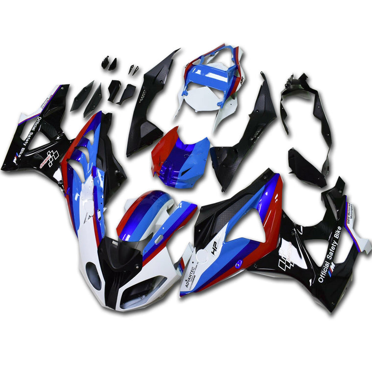 NT Fairing Fit for BMW 2009-2014 S1000RR A016- White Red Black | ABS Injection