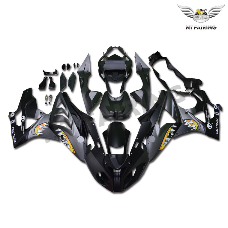 NT Fairing Fit for BMW 2009-2014 S1000RR A007- Matte Black Shark Teeth | ABS Injection
