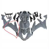 NT Aftermarket Injection Right Side Upper Fairing Fit for YZF R1 2004-2006 Nardo Gray