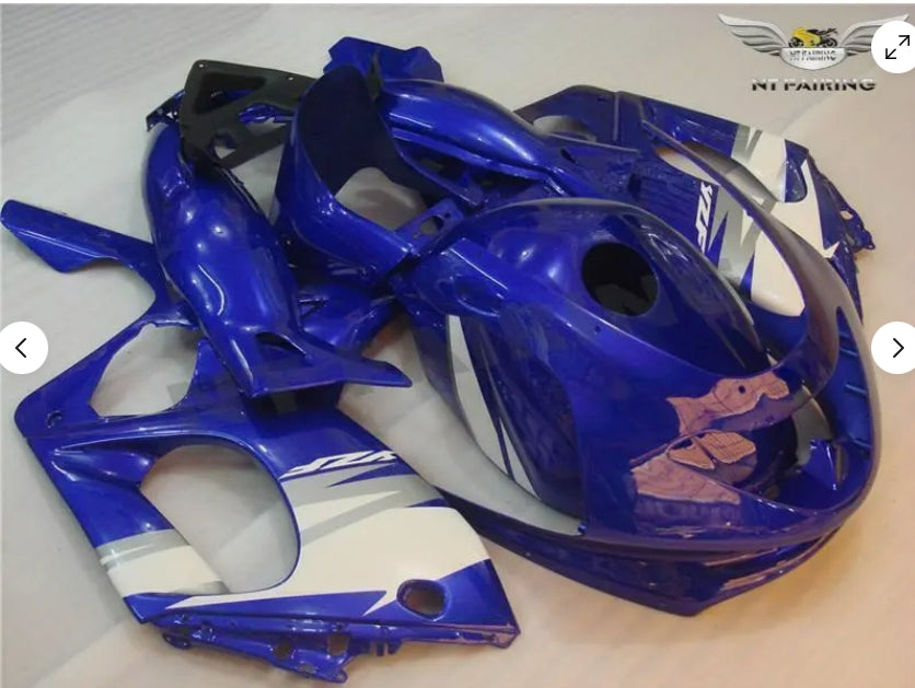 NT Fairing Injection Fit for 1996-2007 Yamaha YZF 600R Thundercat White Blue N007