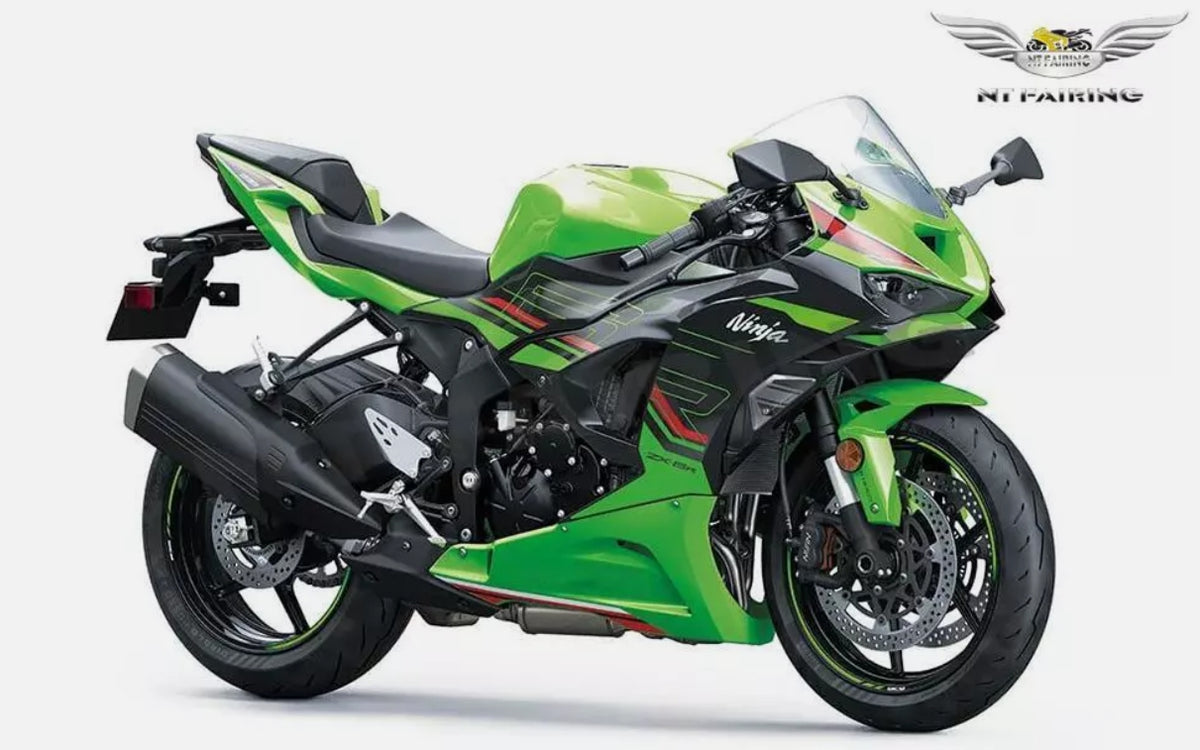 NT Fairing Fit for Kawasaki 2024-2026 ZX-6R N004- Green Black | ABS Injection