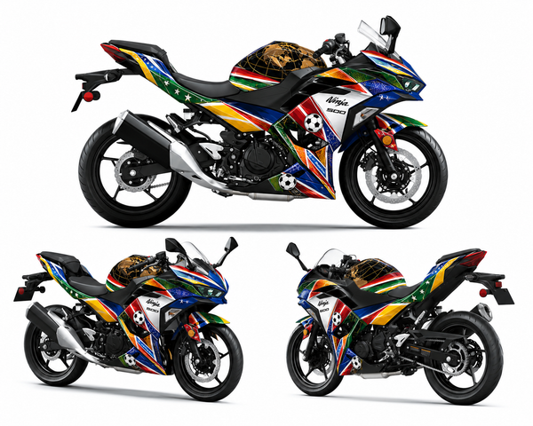 NT NEW Custom Fairing Kit Soccer 2026 World Cup Theme Color Scheme