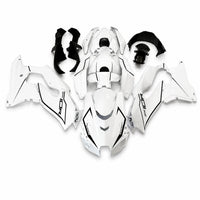 NT Aftermarket ABS Plastic Injection Fairing Kit Fit for Ninja ZX10R 2021-2025 White Black T055