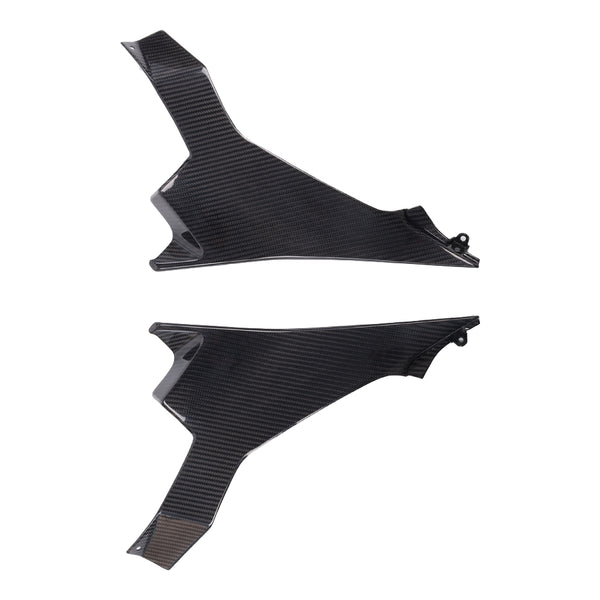 NT Tank Side Panels 100% Carbon Fiber for Kawasaki Ninja 2018-2023 EX400 400R