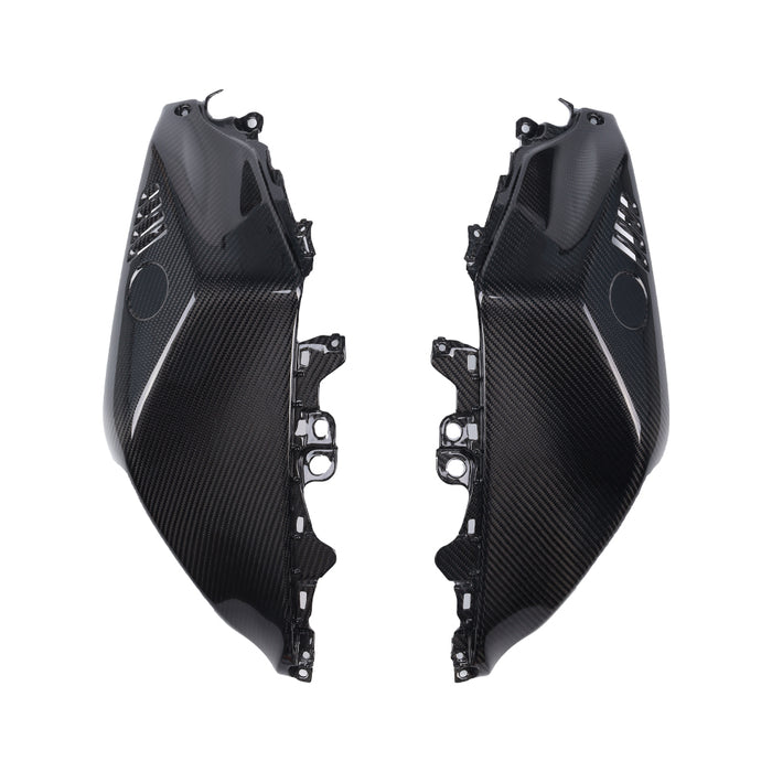 NT Real Carbon Fiber Side Tank Cover for Yamaha 2022-2023-2024-2025 YZF R7