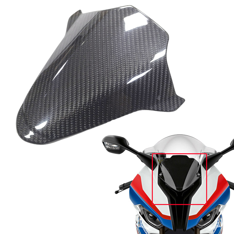NT 3K Real Carbon Fiber Dash Cover Windscreen Fit for BMW 2019-2025 S1000RR