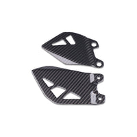 NT 2011-2015 Kawasaki Ninja ZX-10R Heel Plates - 100% Carbon Fiber