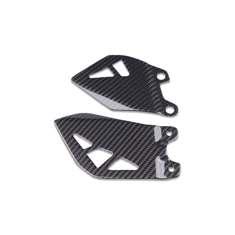 NT 2011-2015 Kawasaki Ninja ZX-10R Heel Plates - 100% Carbon Fiber
