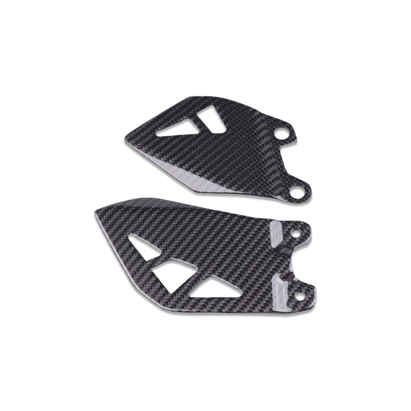 NT 2011-2015 Kawasaki Ninja ZX-10R Heel Plates - 100% Carbon Fiber