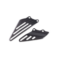 NT 2006-2024 Kawasaki Ninja ZX14 ZZR1400 Heel Plates - 100% Carbon Fiber