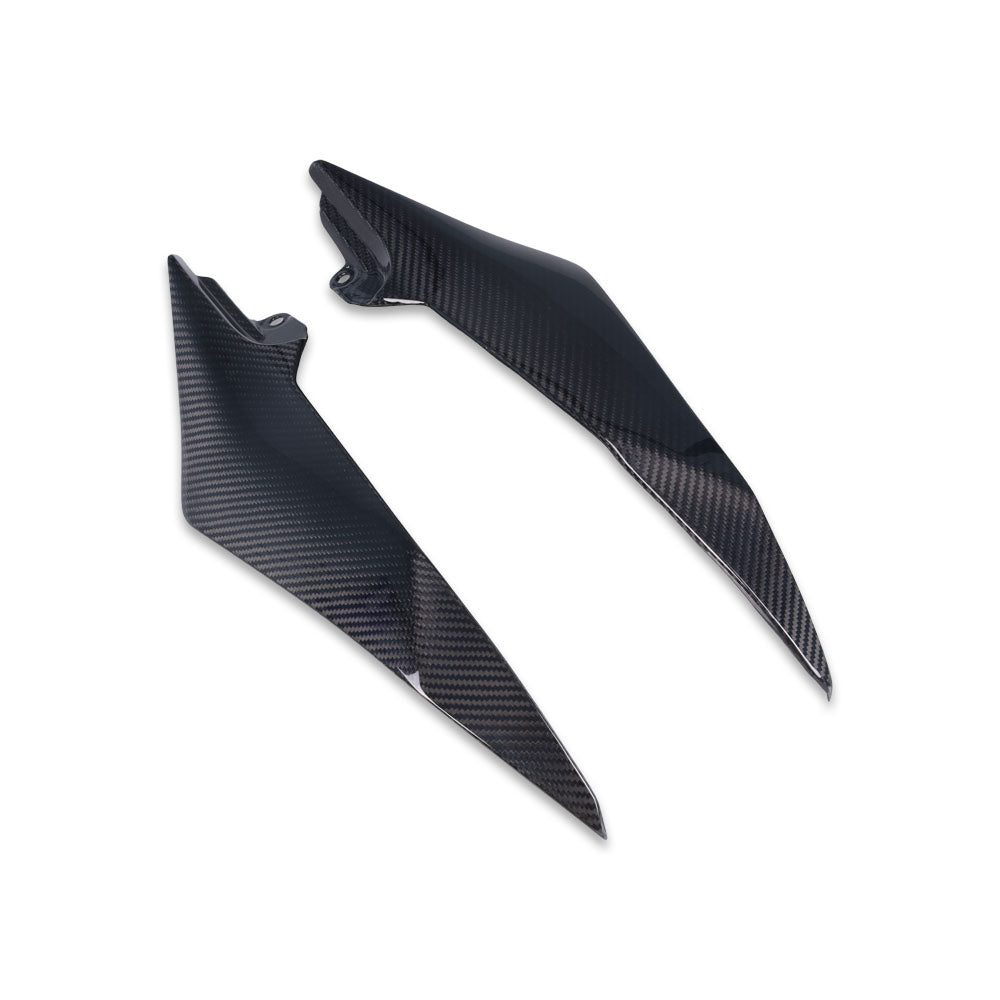 NT FAIRING Real 3K Carbon Fiber Gas Tank Side Trim Cover Panel Fairing Cowling for Yamaha 2008-2016 YZF R6, Glossy 2x2 Twill Weave