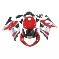 US STOCK NT Aftermarket Injection ABS Plastic Fairing Fit for GSXR 600/750 2001-2003 Red Silver Black U099 Available in TX