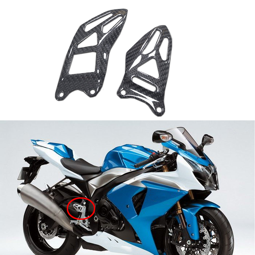 NT Carbon Fiber Heal Plates Fit for Suzuki 09-16 GSXR 1000 11-26 GSXR 600/750