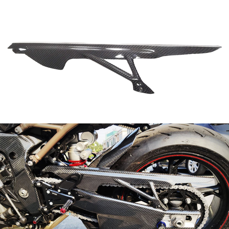 NT 3K Real Carbon Fiber Chain Guard Fit for BMW 2019-2025 S1000RR