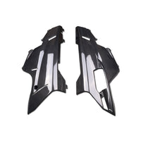 NT DUCATI 848 1098 1198 EVO 100% Carbon Fiber FIBER BELLY PANELS-2 PIECE-100% Real Carbon Fiber