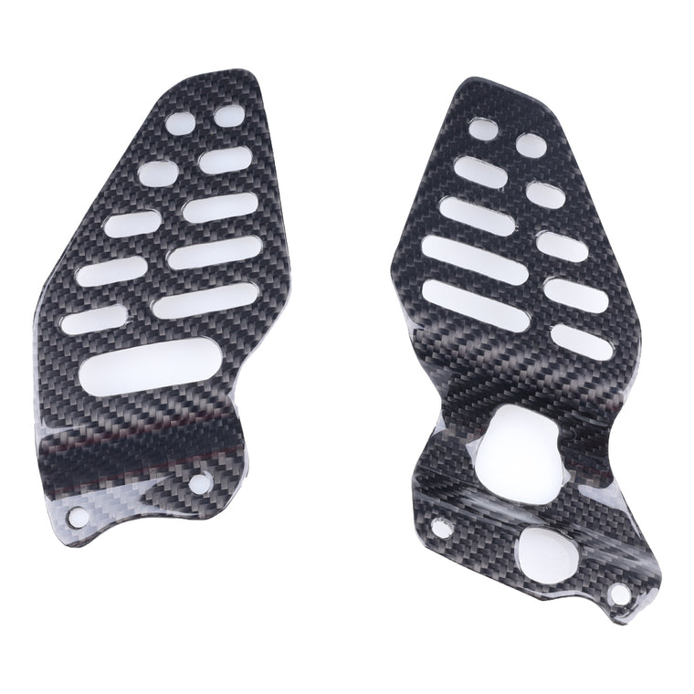 NT Real 100% Carbon Fiber Heal Plates for Yamaha 2017-2018-2019-2020-2021 YZF YZF R6