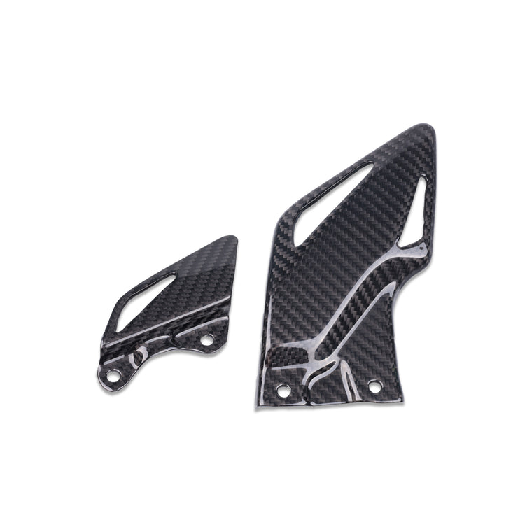 NT 2008-2026 Honda CBR1000RR Heel Plates - 100% Carbon Fiber 2009 2010 2011 2012