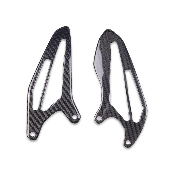 100% Carbon Fiber 2022-2023 Yamaha R7 Rear Heel Plates - 100% Carbon Fiber NT01