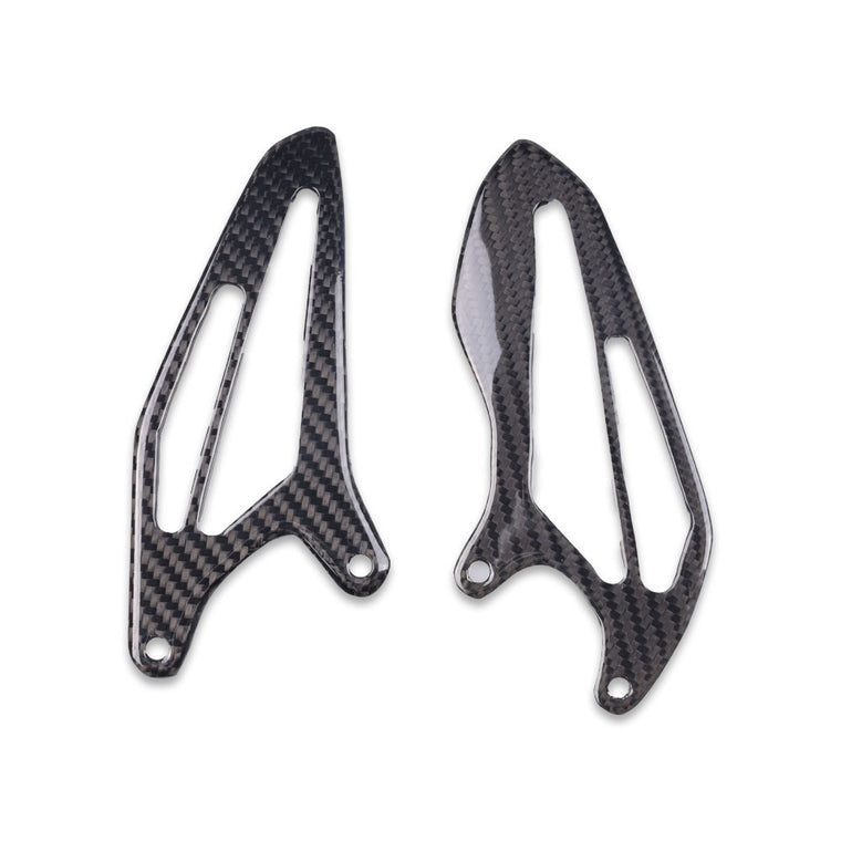 100% Carbon Fiber 2022-2023 Yamaha R7 Rear Heel Plates - 100% Carbon Fiber NT01