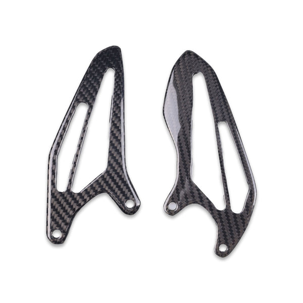 100% Carbon Fiber 2022-2023 Yamaha R7 Rear Heel Plates - 100% Carbon Fiber NT01