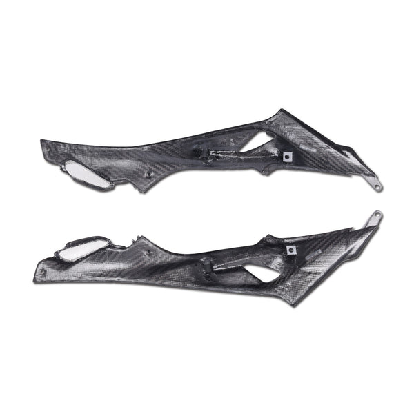 NT 2015-2019 BMW S1000RR Gas Tank Side Trim Cover Cowl Fairing 100% Carbon Fiber