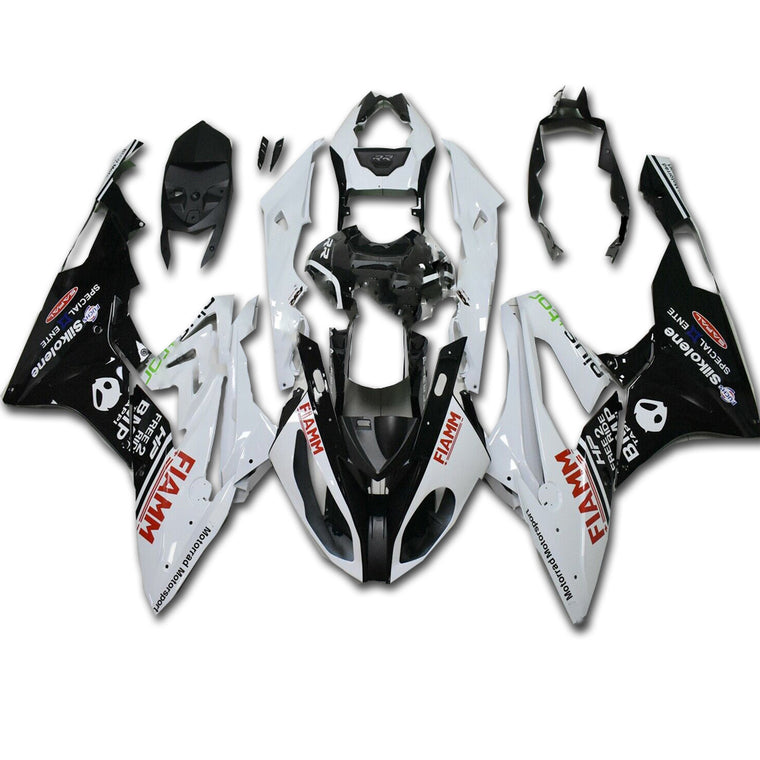 NT Fairing Fit for BMW 2015-2016 S1000RR A014- White Black | ABS Injection