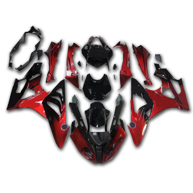 NT Fairing Fit for BMW 2009-2014 S1000RR A040- Matte Red Black | ABS Injection