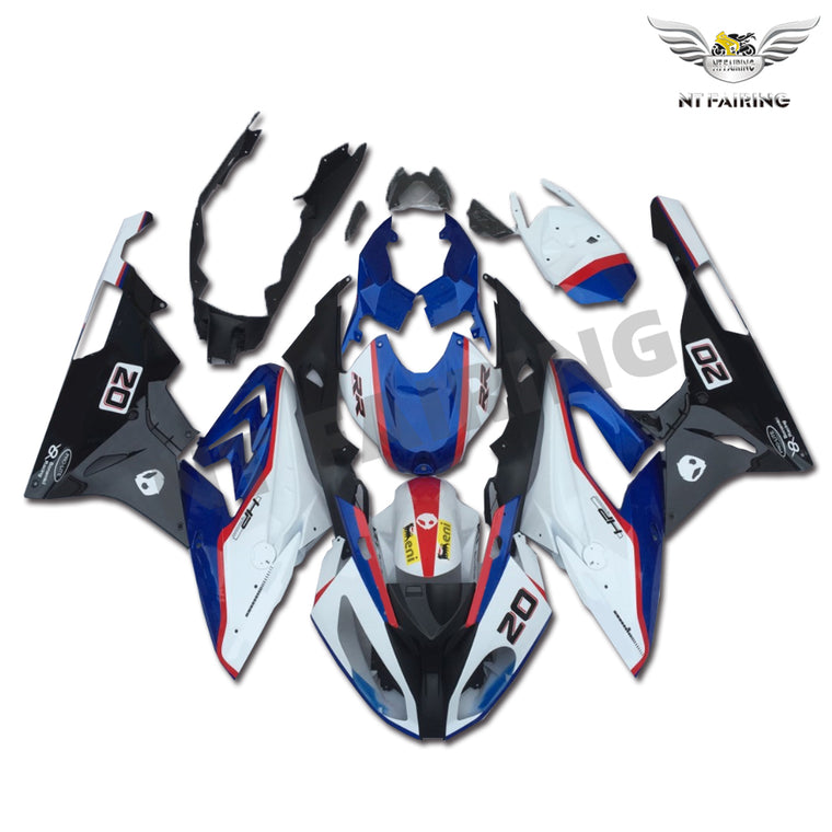 NT Fairing Fit for BMW 2015-2016 S1000RR A001- White Black Blue | ABS Injection