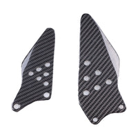 NT 2007-2008 Kawasaki Ninja ZX6R Heel Plates - 100% Carbon Fiber