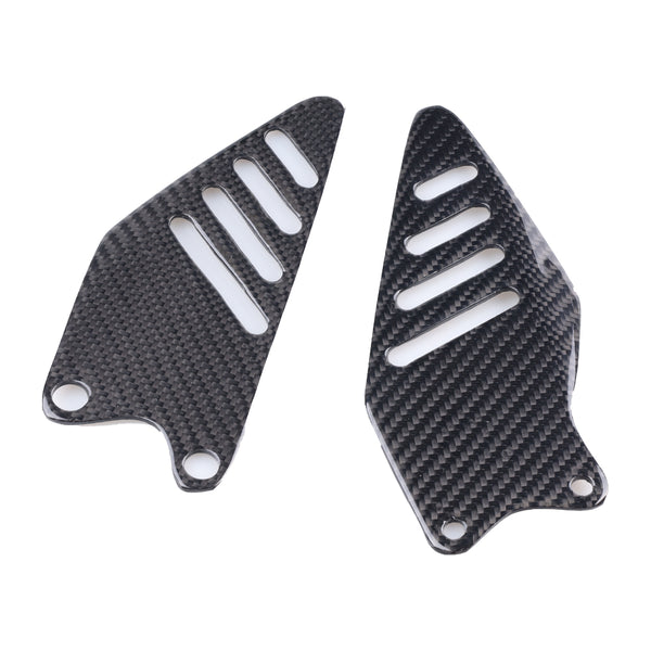NT Kawasaki Ninja 2009-2012 ZX6R 636 Heel Plates - 100% Carbon Fiber