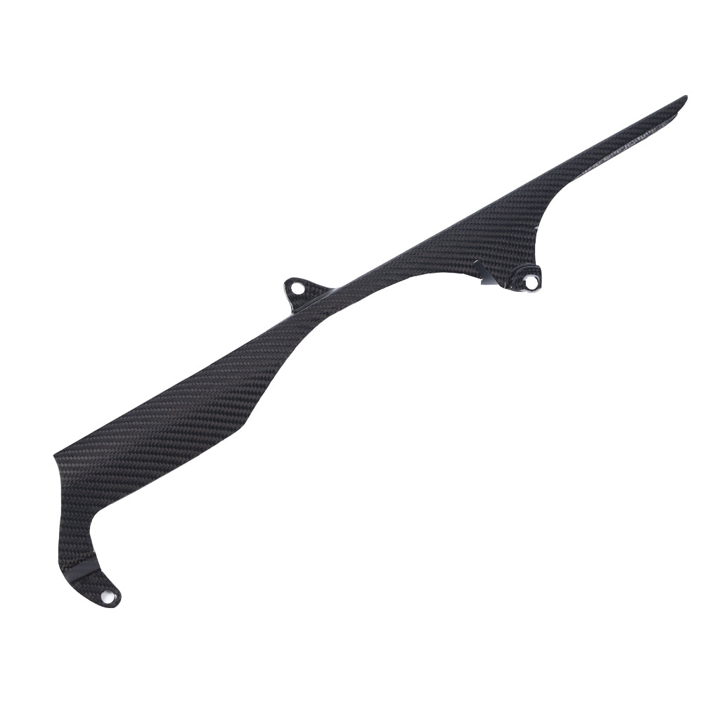 NT FAIRING Real 3K Carbon Fiber Chain Guard for Yamaha 2003-2005 YZF R6 & 2006-2009 YZF R6S, Glossy 2x2 Twill Weave
