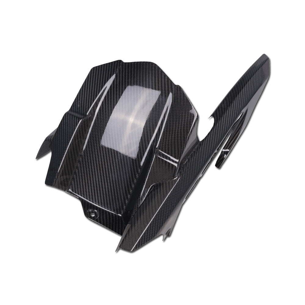 NT FAIRING Real 3K Carbon Fiber Rear Hugger Mud Guard Fender for Kawasaki Ninja 2017-2019 Z900, Glossy 2x2 Twill Weave