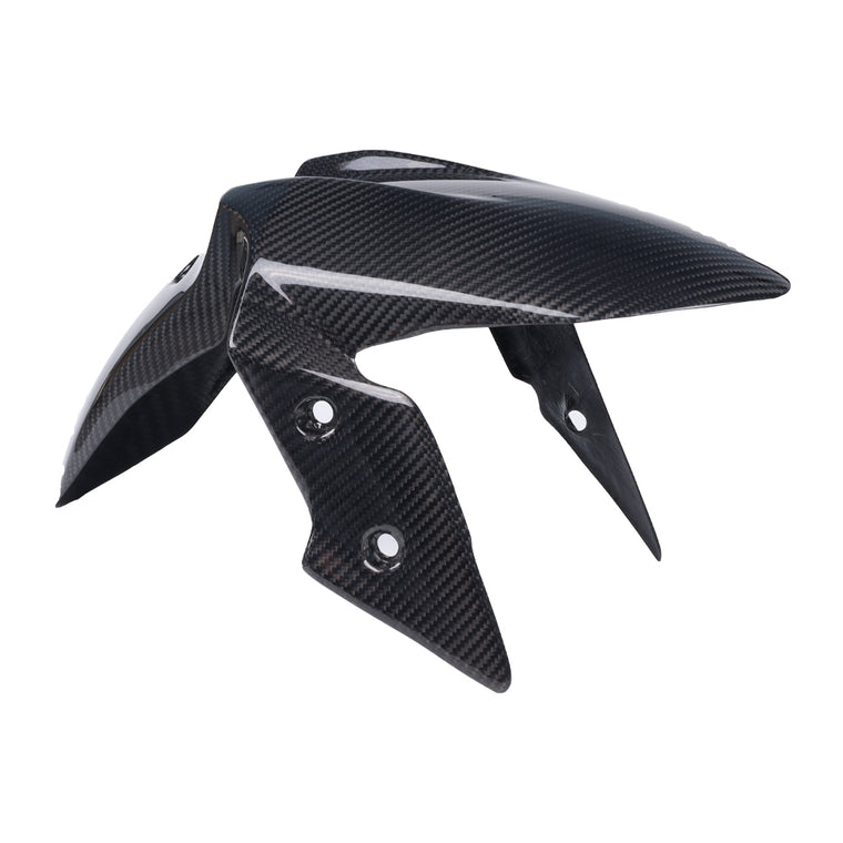 NT FAIRING Real 3K Carbon Fiber Front Fender for Kawasaki Ninja 2013-2017 EX300 Z250, Glossy 2x2 Twill Weave