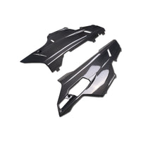 NT DUCATI 848 1098 1198 EVO 100% Carbon Fiber FIBER BELLY PANELS-2 PIECE-100% Real Carbon Fiber