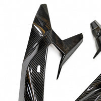 NT Carbon Fiber Tank Side Panel for Kawasaki Ninja 2023-2025 ZX4R ZX4RR ZX25R