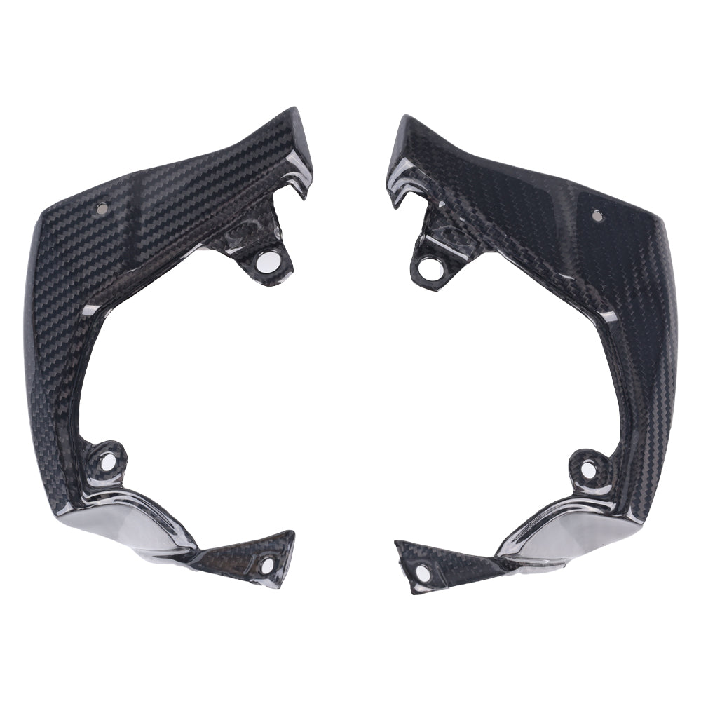 US STOCK NT Small Inner Duct Covers in 100% Carbon Fiber for Kawasaki ZX6R 2019-2023 Available in CA