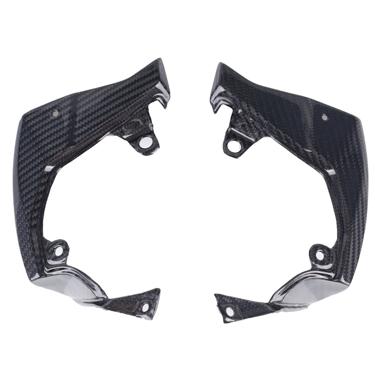 US STOCK NT Small Inner Duct Covers in 100% Carbon Fiber for Kawasaki ZX6R 2019-2023 Available in CA