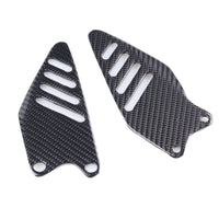 NT Kawasaki Ninja 2009-2012 ZX6R 636 Heel Plates - 100% Carbon Fiber