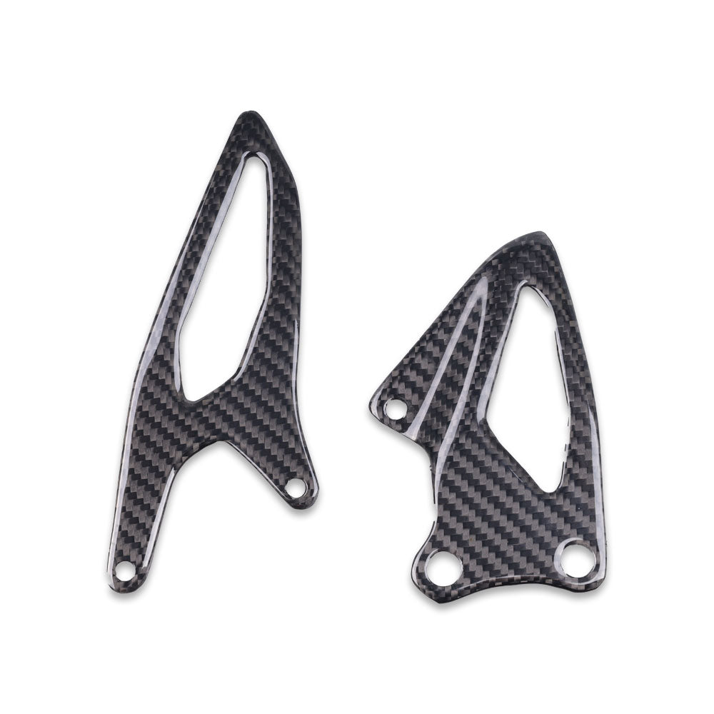 100% Carbon Fiber Rearsets Heel Guards Plates Fit for Yamaha 2015-2020-2026 R1 R1M R1S