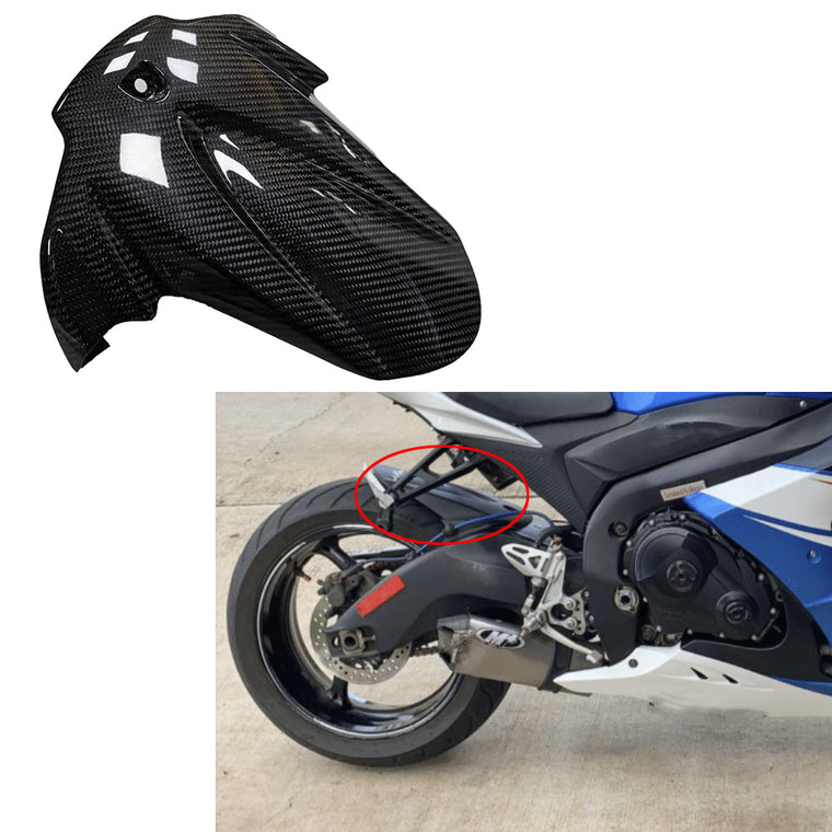 NT Real 100% Carbon Fiber Rear Hugger Fit for Suzuki 2009-2016 GSXR 1000