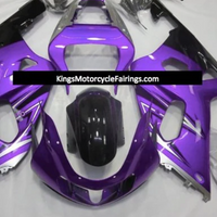 Custom Injection Molding Fairing Kit Fit for  2001-2003 GSXR 600 750 w/ Tank Cover and Rear Seat Cowl